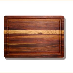 Kiaat Snyplank 40x30cm Met Sapgroef – Stylvol en Prakties