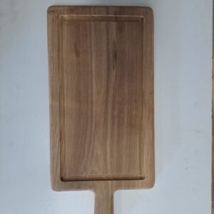 Vierkantige Kiaat Bedienbord met Sapgroef