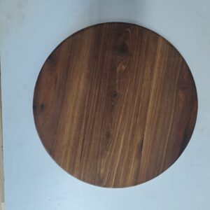 Kiaat Ronde Bedienbord – Stylvol, Prakties en Handgemaak